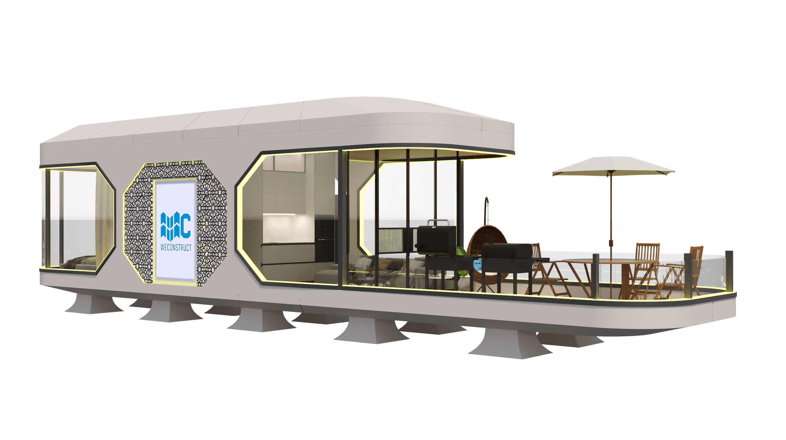 Модульная капсула "Stellar" с террасой